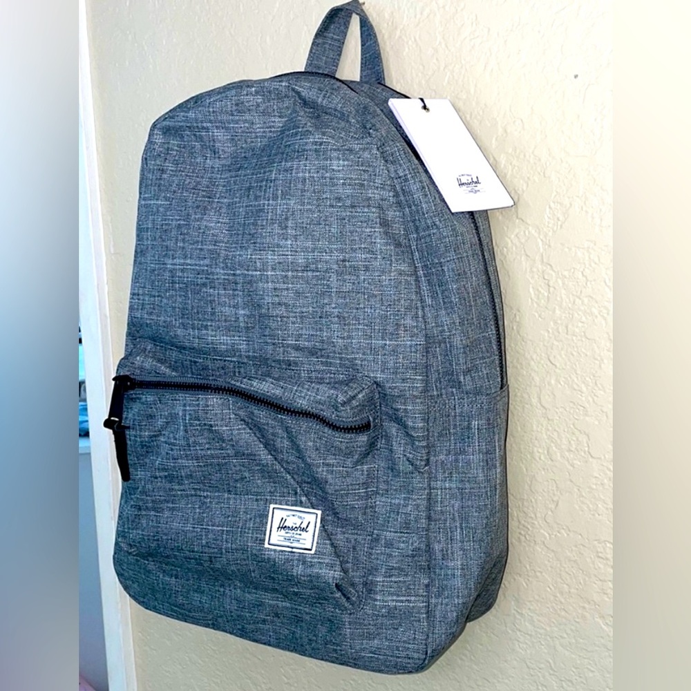 The Herschel Co Settlement 23L
Backpack Gray holds 15" screen laptop iPad NEW